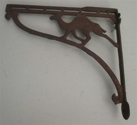 Vintage Set Metal Camel Shelf Wall Brackets UNIQUE 